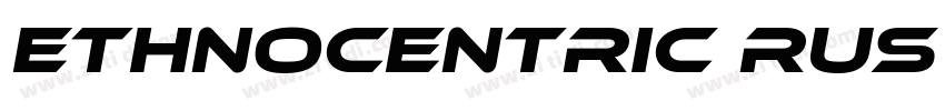 Ethnocentric RUS LAT字体转换